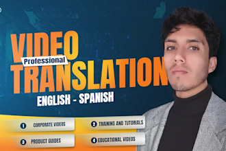 translate and dub your corporate videos, english to spanish