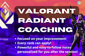 be your radiant valorant coach