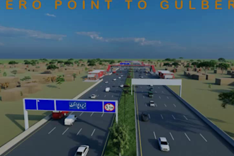 create 3d bridge,road and infrastructure animation