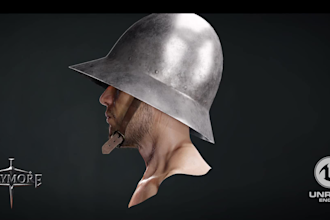 create realistic 3d game assets and props for your game