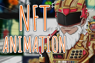 animate nft card for you as GIF or video