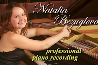 record studio quality piano or keyboards for you