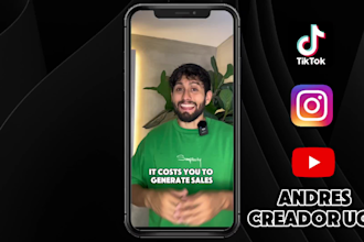 create ugc videos for tiktok, reels ads in spanish