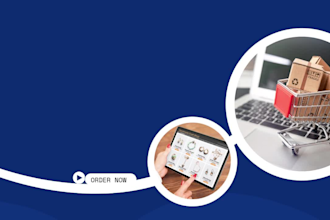 design webshop ecommerce  wordpress website on ionos hostinger, bluehost godaddy