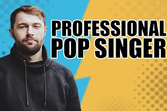 be your male pop singer vocalist
