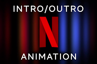 create a cinematic intro or outro on a netflix level