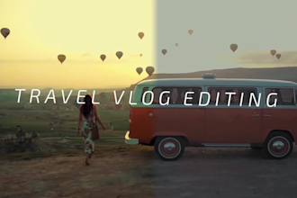 edit your travel vlog video