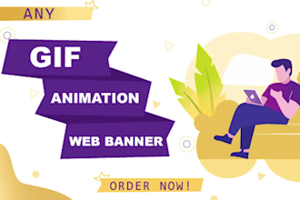 create an animated gif, 2d animation videos pop up ad
