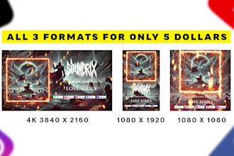 make a heavy metal or rock music visualizer
