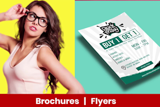 design an eye catching flyer or brochure