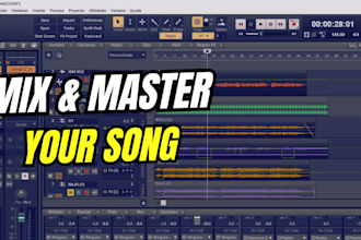 mix and master your cover or original song