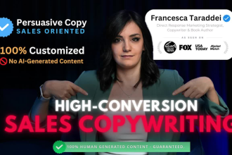 do highly persuasive sales copywriting to boost your sales