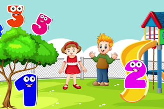 create kids learning videos