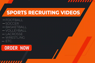 create premium college recruitment reel sports videos