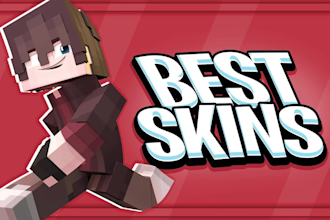 create unique and professional custom minecraft skins