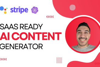 create your saas ai content generator platform