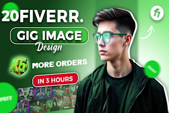 design 20 fiverr gig image thumbnails