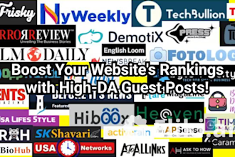 publish high da guest posts for powerful SEO backlinks