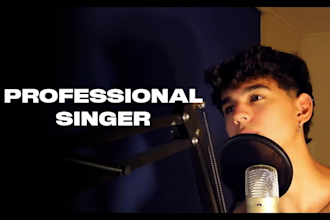 be your professional male singer in spanish or english