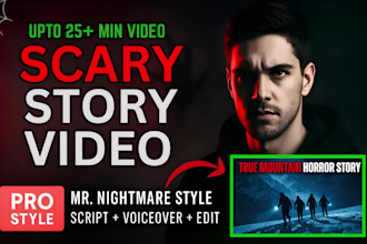 make horror stories like mr nightmare and whispered diaries