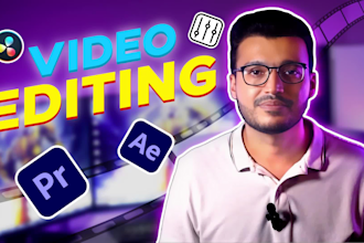 provide expert video editing services for youtube videos