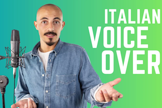 record italian voiceover for animation video