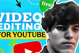 do professional fast video editing for youtube