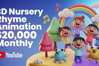 do high retention nursery rhymes to help monetize your kids channel