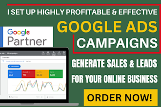 setup profitable google ads adwords PPC campaigns