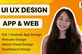 do figma website and app design , UI UX mockup landing page