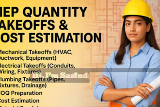 mep quantity takeoff and cost estimation