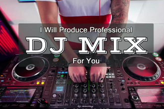 professionally mix your playlist in to a dj set