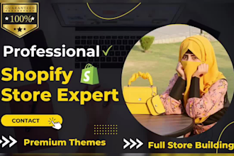 design branded shopify store, print on demand, dropshipping shopify website