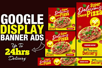 design 6 web banner ads for google display or adroll