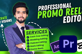 create promo reels, promo ads, insta and youtube reels