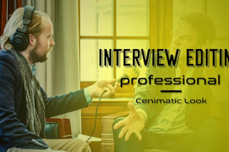edit interviews or zoom recordings
