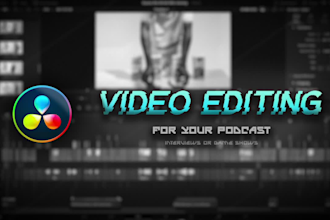 edit podcasts, interviews, and game shows professionally