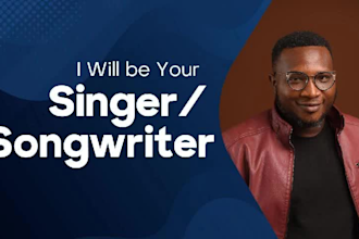 be your professional male singer in any genre