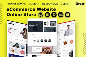 build or clone wordpress ecommerce website using woocommerce