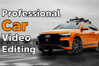 edit professional video for your car