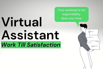 do anything as virtual assistant for microsoft office, admin office work support