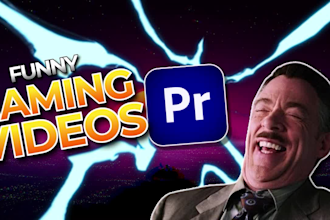 do funny and engaging gaming video editing for youtube