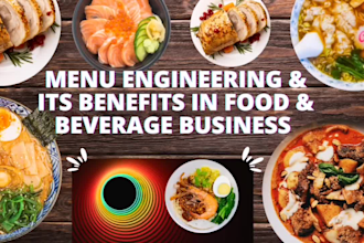 do menu engineering, menu analysis of restaurant, bars, outlets food menus
