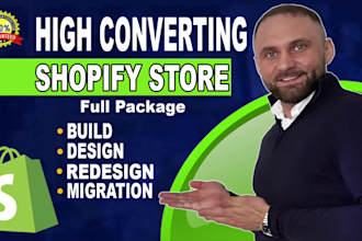 shopify store, shopify website design and redesign