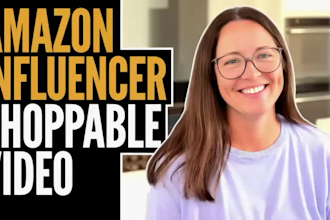 create a shoppable amazon influencer video for you