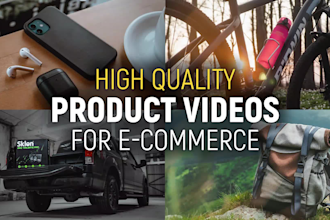 create professional ecommerce product video from scratch