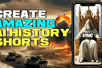 create ai history youtube shorts video