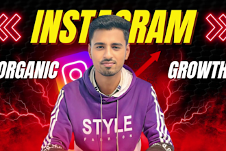 grow your instagram, tiktok as a social media manager for organic growth