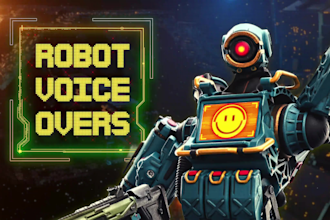 voice your robot character for your sci fi themed projects