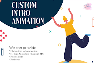 produce custom logo animation for your business growth